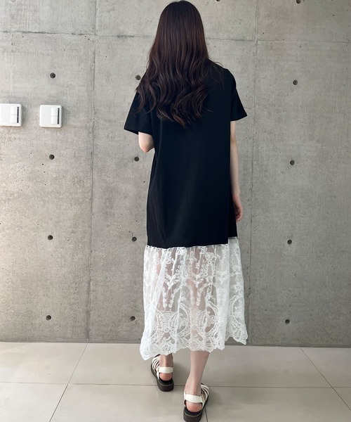 「GLAMOROUS JANE」 半袖ワンピース FREE ブラック レディース_画像7