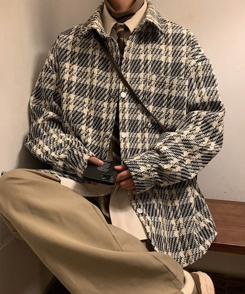 アウター オーバーサイズ チェックシャツ メンズ Ressaca レサーカ