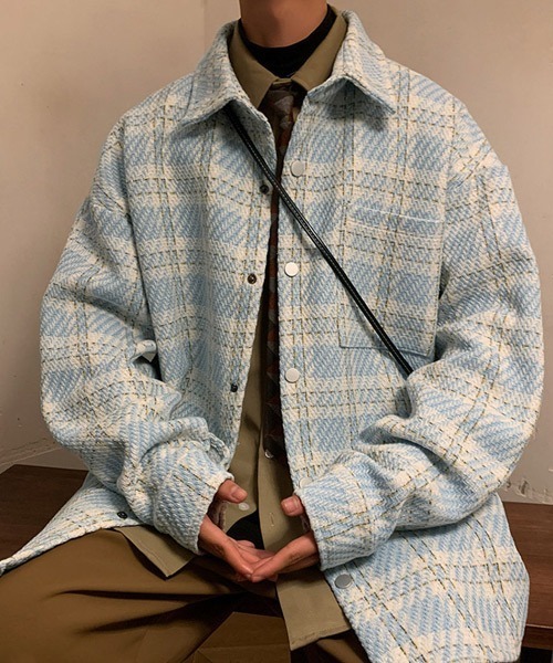 Ressaca（レサーカ） コート ジャケット オーバーサイズチェック柄