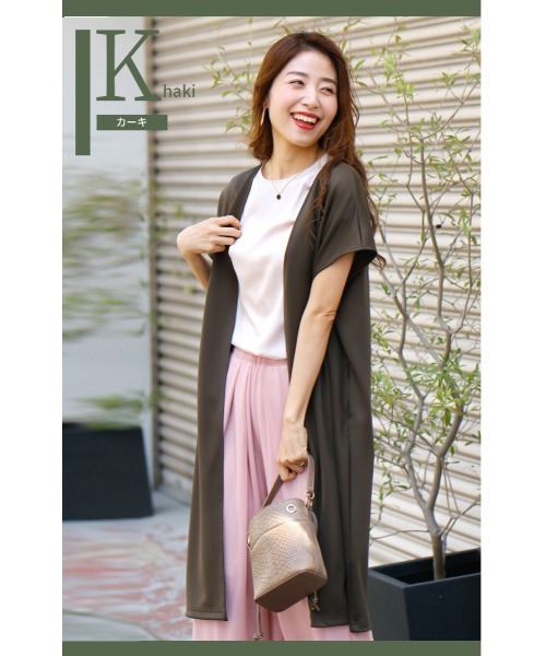 「Ehre style」 カーディガン FREE ベージュ レディース_画像3