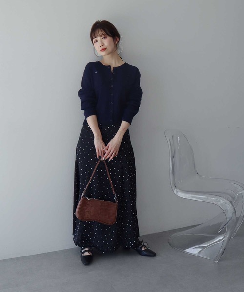 新品タグ付き　DotAir ダブルポケット カーディガン ¥17,600 earth music&ecology（アース ミュージック＆エコロジー