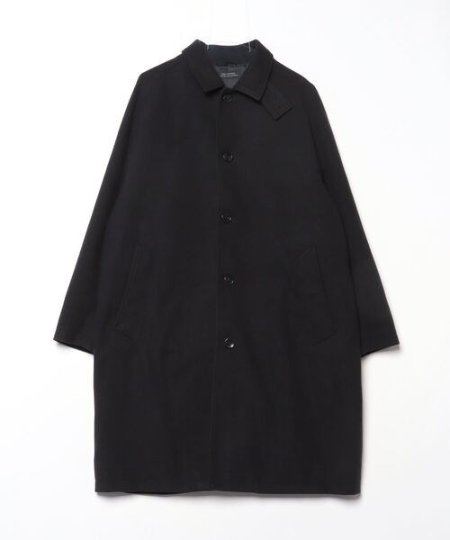 NANO universe（ナノ・ユニバース） ステンカラーコート M ブラック