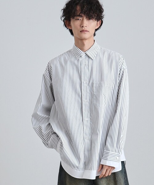 tk.TAKEO KIKUCHI（ティーケータケオキクチ） シャツ レイヤード