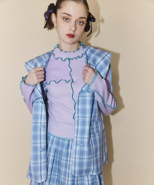 Candy Stripper（キャンディーストリッパー） ジャケット 2 ネイビー