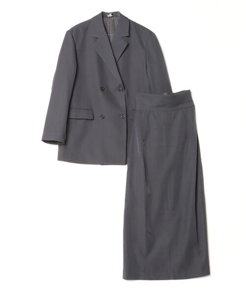 DIP IN CHOCOLATE セットアップ オーバーサイズダブルジャケット