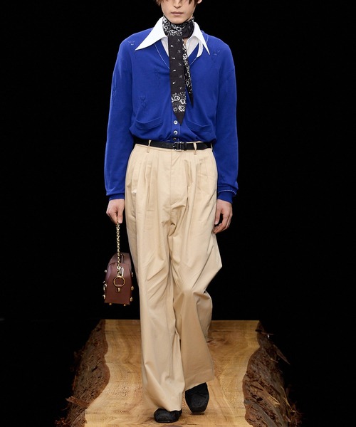 パンツ 「M A S U」6 TUCK TROUSERS メンズの画像