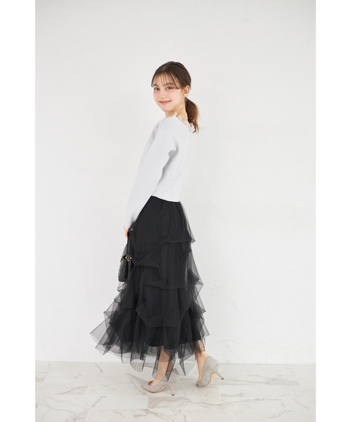 tocco closet（トッコ クローゼット） スカート チュールタック
