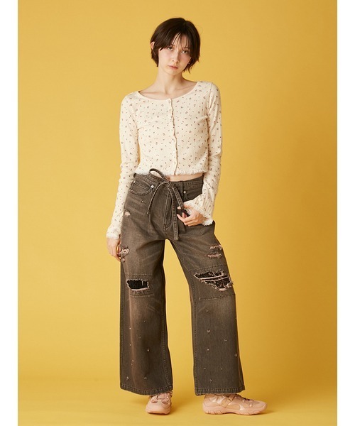FURFUR（ファーファー） ジーンズ デニム デニムパンツ レース