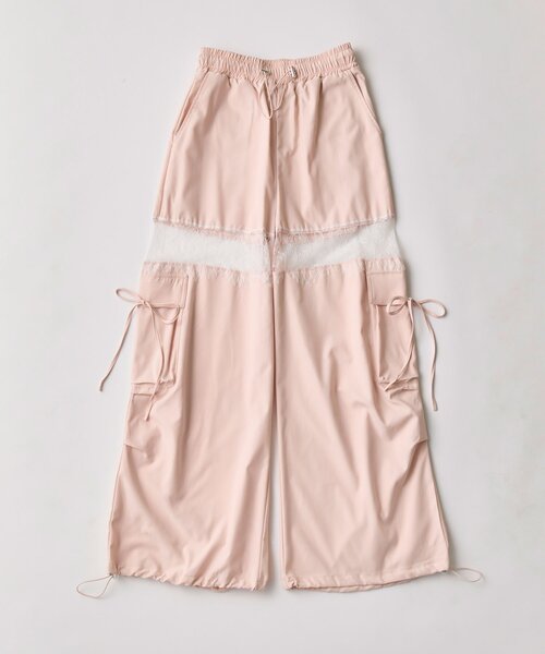OLIVE des OLIVE（オリーブデオリーブ） ワイドパンツ カーゴパンツ