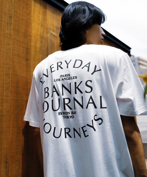「BANKS」 半袖Tシャツ LARGE オフホワイト メンズ_画像8