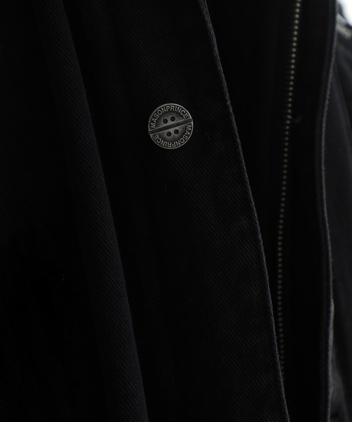 「MASONPRINCE」 デニムジャケット S ダークグレー メンズ_画像5