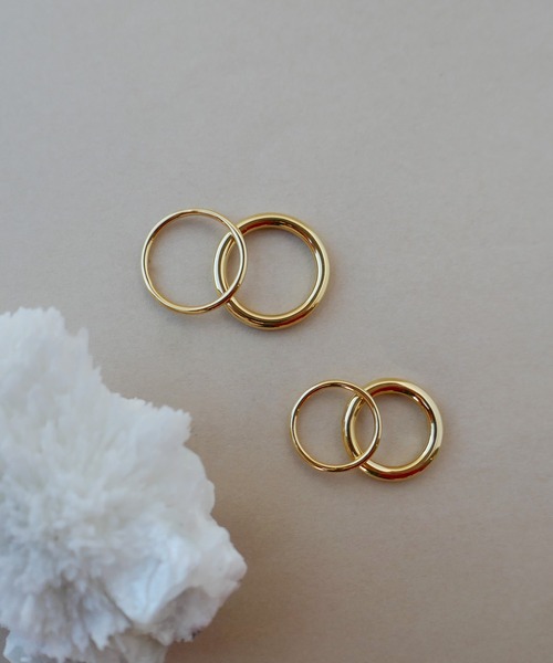 「e.m.」 リング 11号 ゴールド レディース_画像2