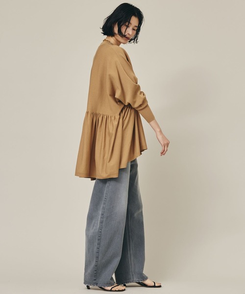 「Curensology」 長袖カットソー FREE ベージュ レディース_画像6