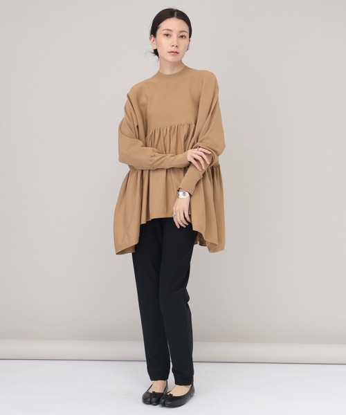 「Curensology」 長袖カットソー FREE ベージュ レディース_画像7