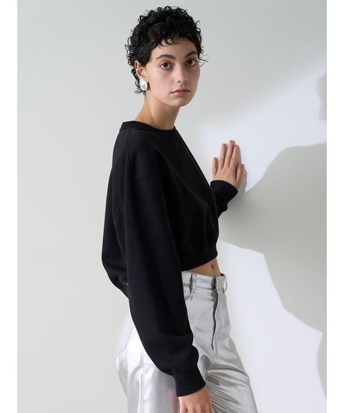 「styling/」 長袖カットソー FREE パープル レディース_画像10