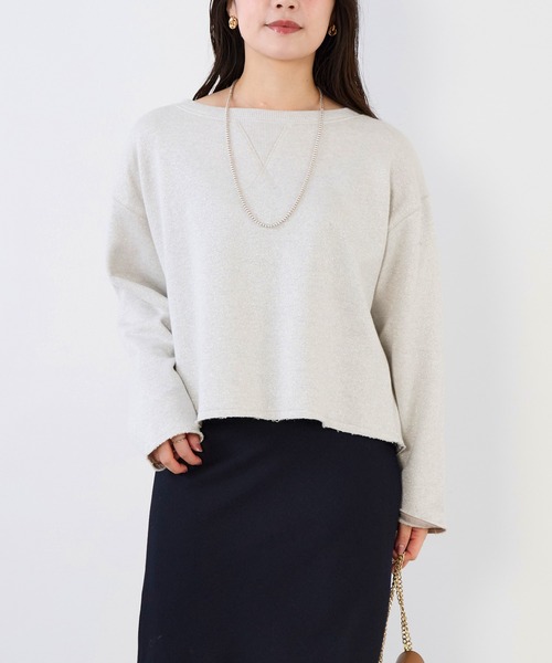 「MICA&DEAL」 スウェットカットソー FREE オフホワイト レディース_画像2