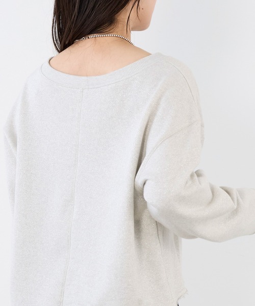 「MICA&DEAL」 スウェットカットソー FREE オフホワイト レディース_画像5