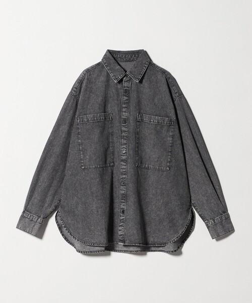 未使用✨キャピタル シャツデニムウエスタンポーチシャツ サイズ1 KAPITAL CITEN（シテン） ブラウス シャツ 「CITEN」ビッグポケットデニム