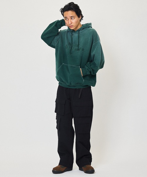 「XLARGE」 プルオーバーパーカー M バーガンディー メンズの画像