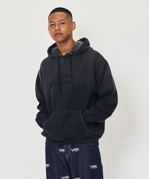 「XLARGE」 プルオーバーパーカー M バーガンディー メンズの画像
