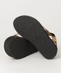 「Teva」 フラットサンダル 25cm ブラ...の詳細画像2