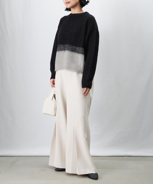 「LUCA/LADY LUCK LUCA」 長袖ニット FREE ブラック レディース_画像7