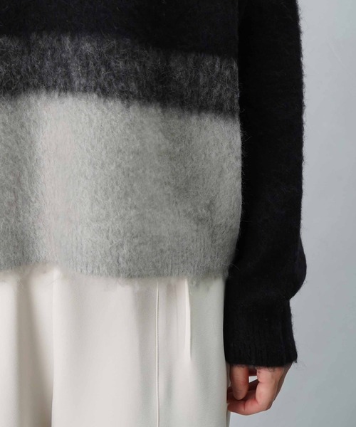 「LUCA/LADY LUCK LUCA」 長袖ニット FREE ブラック レディース_画像8
