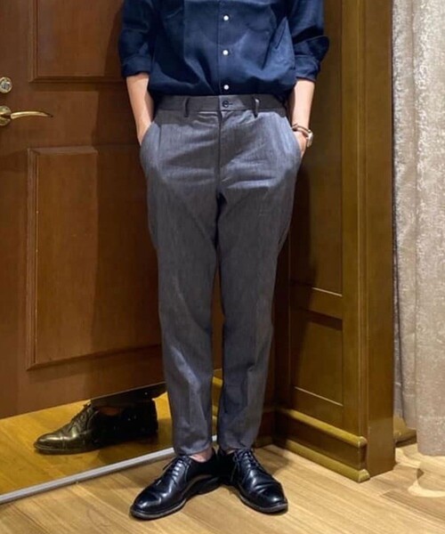 Brooks Brothers 1818 メンズ スラックス ダークグレー BROOKS BROTHERS（ブルックスブラザーズ） スラックス コットン