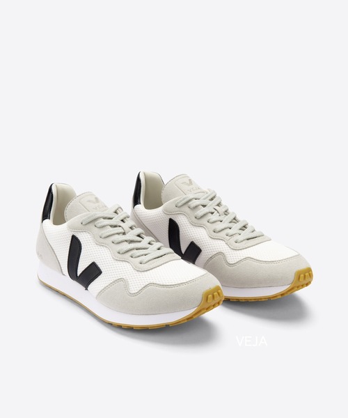 「VEJA」 ローカットスニーカー 36 ブラック×ホワイト メンズ_画像4