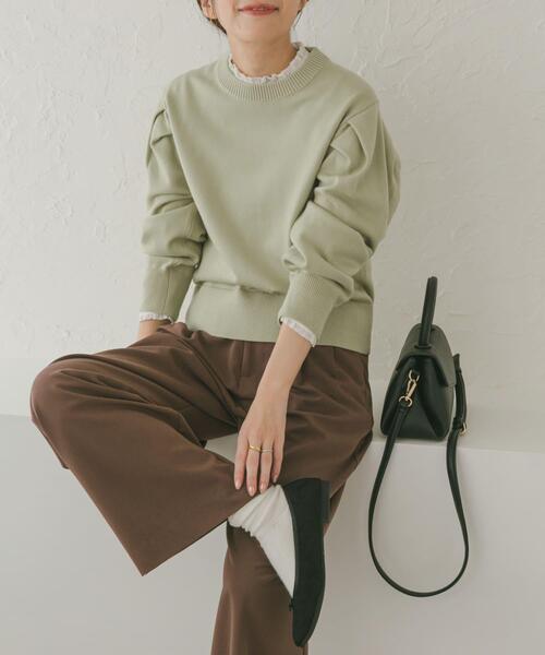 「URBAN RESEARCH DOORS」 長袖ブラウス MEDIUM ライトブルー レディース_画像4