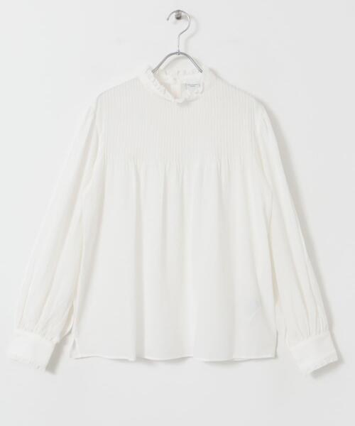 「URBAN RESEARCH DOORS」 長袖ブラウス MEDIUM ライトブルー レディース_画像5