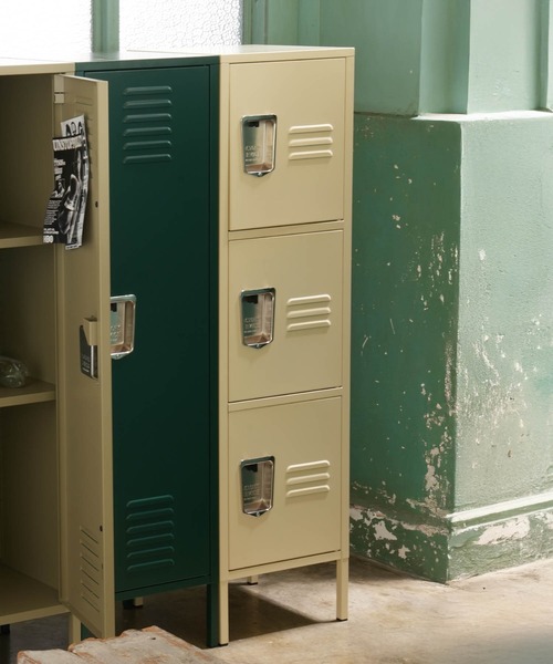 ■DULTON ダルトン■LOCKER RAW スリム ロッカー キャビネット DULTON（ダルトン） ロッカー 組立式 STEEL LOCKER H845-1045 幅380x