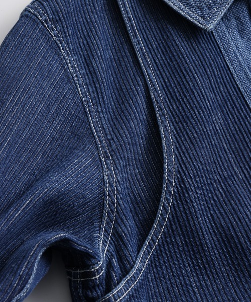 カバーオール FDMTL/ファンダメンタル/JK31U COVERALL JACKET 3YR WASH メンズ レディースの画像