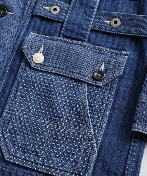 カバーオール FDMTL/ファンダメンタル/JK31U COVERALL JACKET 3YR WASH メンズ レディースの画像