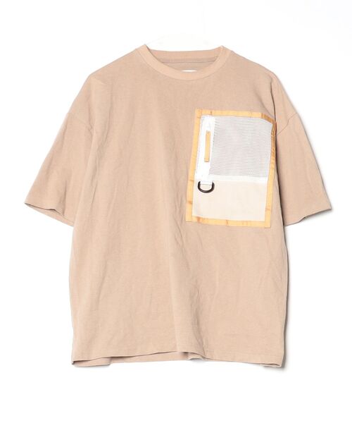 「SUPERTHANKS」 半袖Tシャツ S ベージュ メンズ_画像2