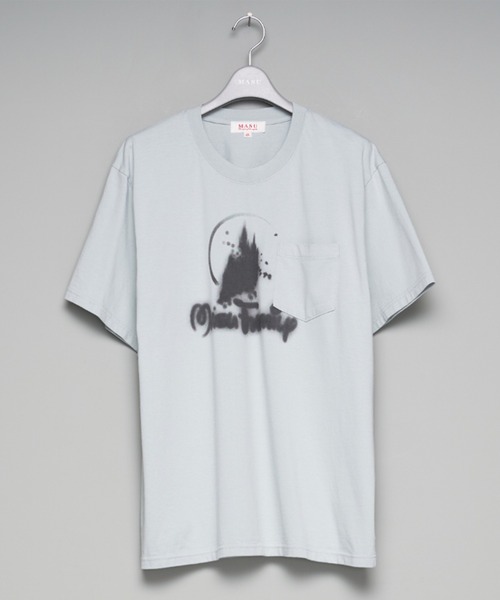 MASU（エムエーエスユー） tシャツ 「M A S U」CASTLE POCKET T-SHIRT