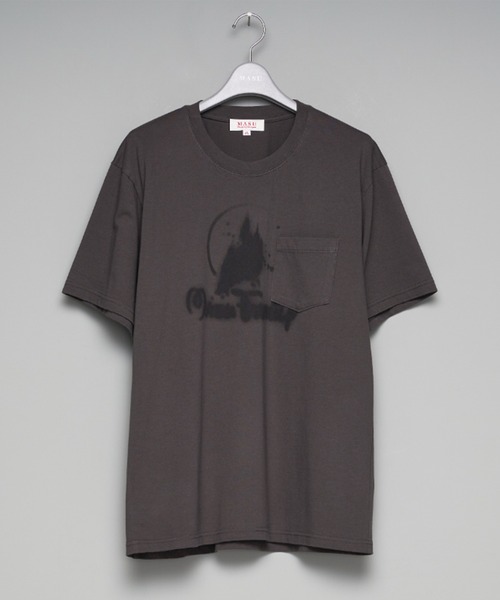 MASU（エムエーエスユー） tシャツ 「M A S U」CASTLE POCKET T-SHIRT