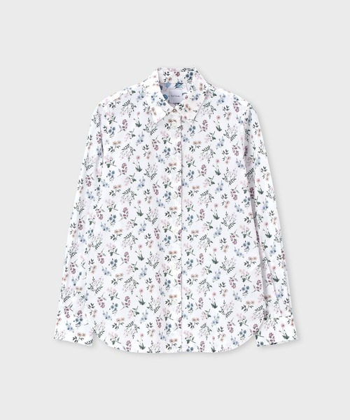 Paul Smith ポールスミス 洗えるリバティシャツ 新品タグ付き 46l リバティ フローラルプリント シャツ（153352006LN