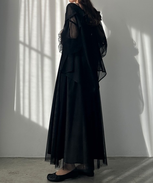 「Louere」 キャミソールワンピース X-LARGE アイボリー レディース_画像5