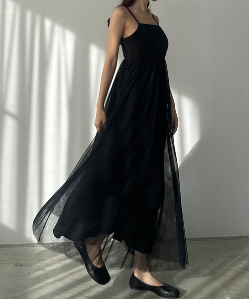 「Louere」 キャミソールワンピース X-LARGE アイボリー レディース_画像7