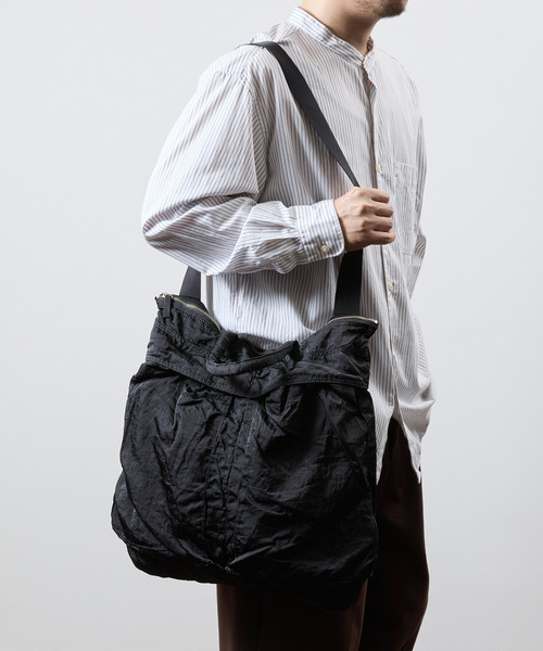 SLOW ショルダーバッグ スロウ / dyed nylon-helmet shoulder bag