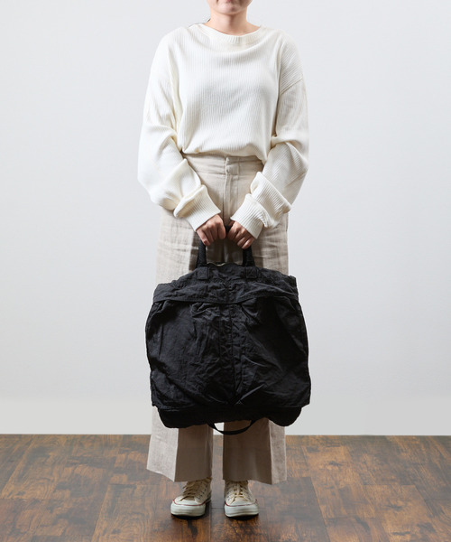 SLOW ショルダーバッグ スロウ / dyed nylon-helmet shoulder bag