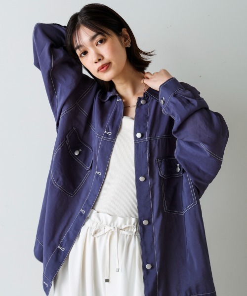 Bou Jeloud（ブージュルード） tシャツ シアーシャツジャケット