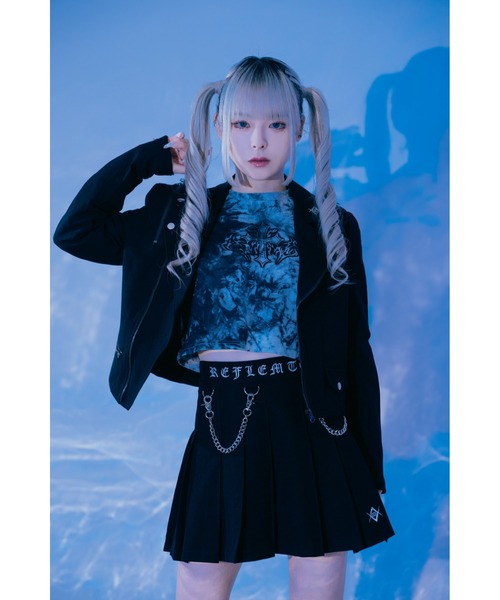 「REFLEM」 ミニスカート FREE ブラック レディースの画像
