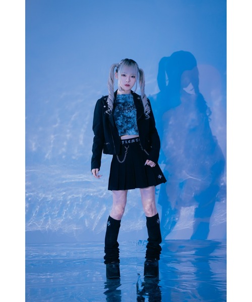 「REFLEM」 ミニスカート FREE ブラック レディースの画像