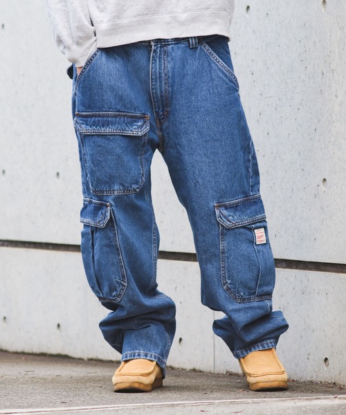 LEVI'S ダークブルー カーゴパンツ Levi's（リーバイス） カーゴパンツ 29inch インディゴブルー メンズ