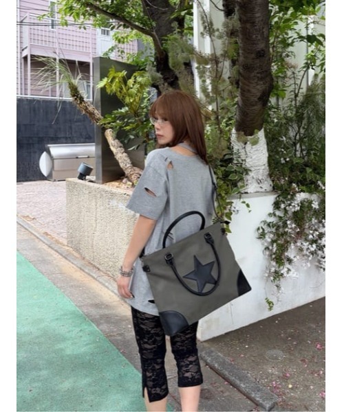 LAGUA GEM（ラグアジェム） レギンス スパッツ MESH LACE CAPRI