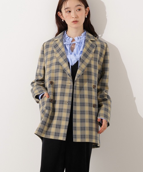 「N.（N. Natural Beauty Basic）」 ジャケット MEDIUM ベージュ系その他 レディースの画像