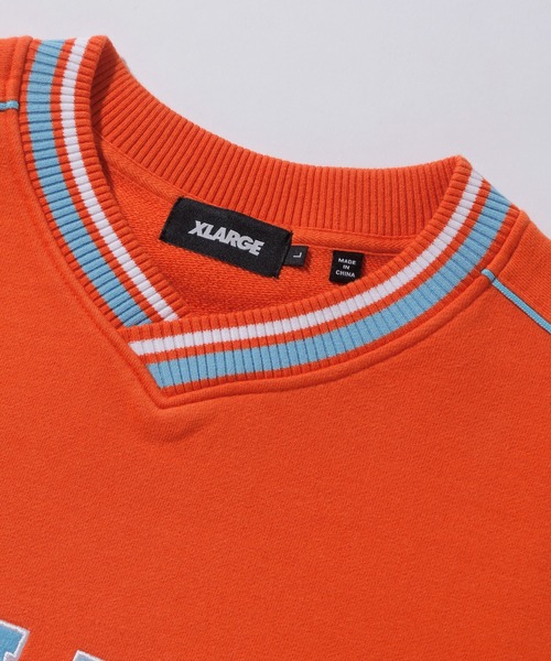 「XLARGE」 スウェットカットソー L オレンジ メンズ_2