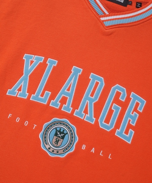 「XLARGE」 スウェットカットソー L オレンジ メンズ_3